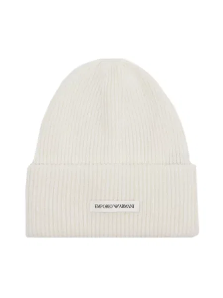 Czapka Emporio Armani beżowa