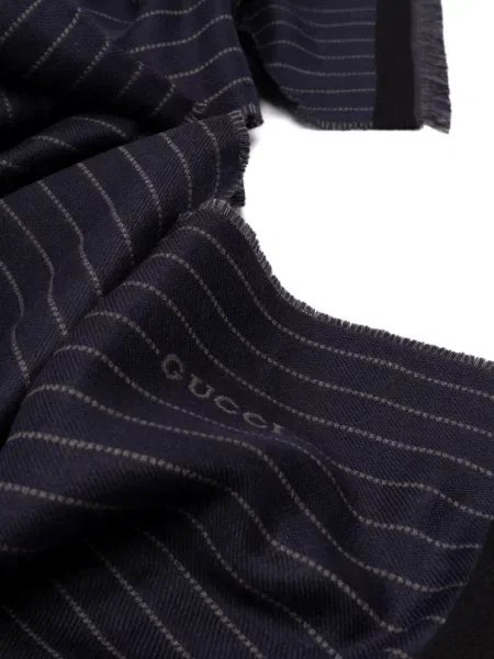 Vlněný šál Gucci modrý