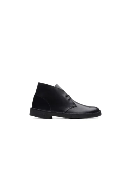 Ghete desert Clarks Originals din piele negru