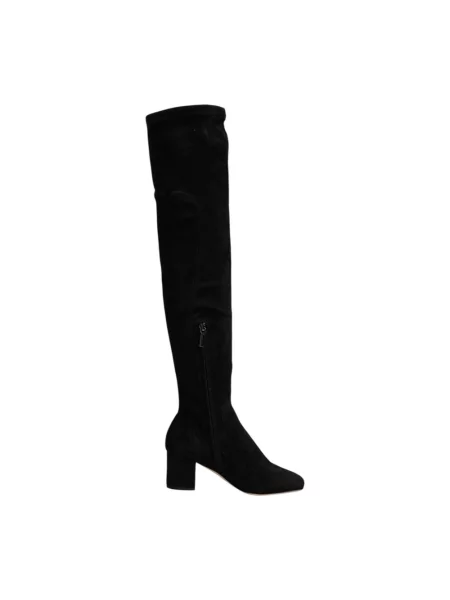 Muszkieterki Dolce And Gabbana zamszowe czarne