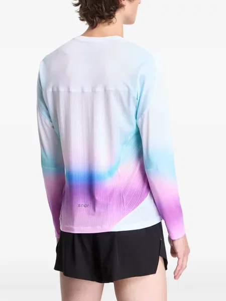 Lung tricou Soar alb