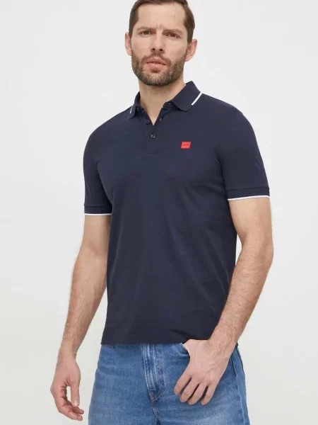 Тениска с яка HUGO