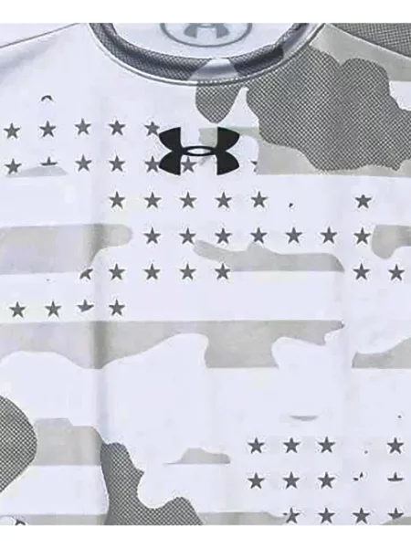 Scurt tricou Under Armour alb