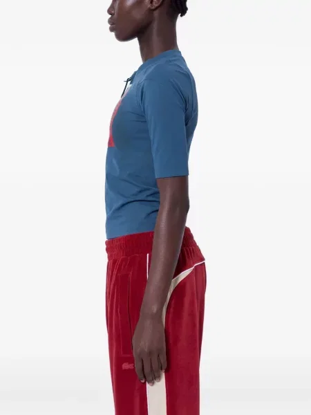 Tricou Lacoste stretch albastru
