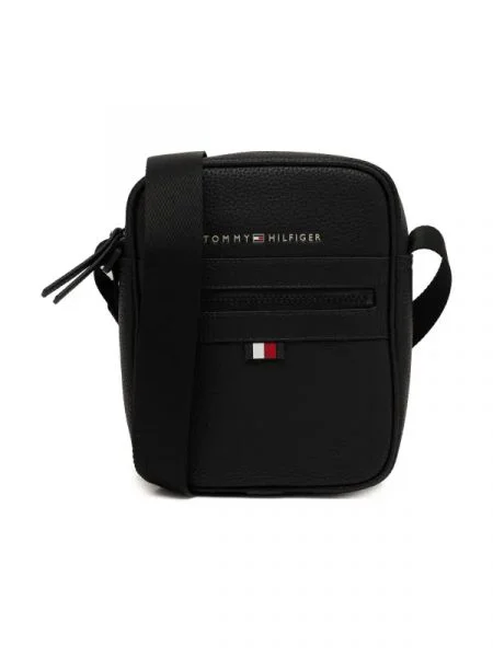 Tommy Hilfiger Geantă crossover Essential Pu Mini Reporter negru