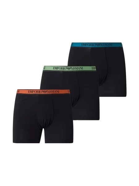 Emporio Armani Boxeri albastru / verde / portocaliu negru