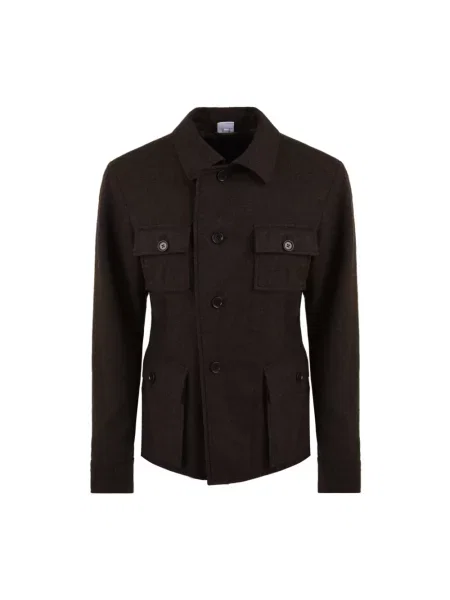 Kurtka Aspesi wełniana brązowa