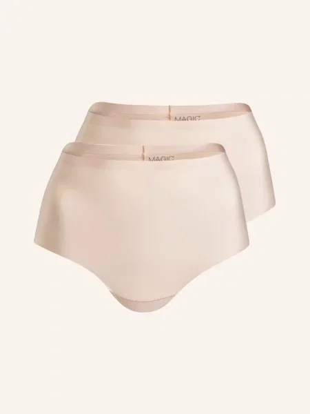 Magic Bodyfashion Majtki Dream Invisibles 2 Szt. beige białe