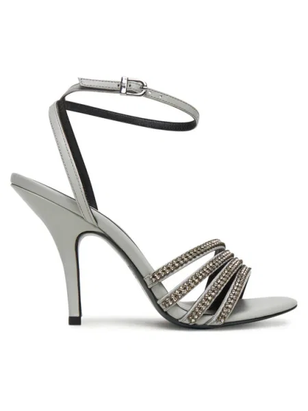 Sandale Patrizia Pepe argintiu