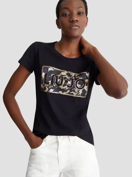 Футболка Liu Jo черная