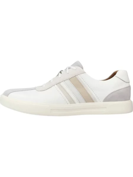 Sneakersy Clarks skórzane białe