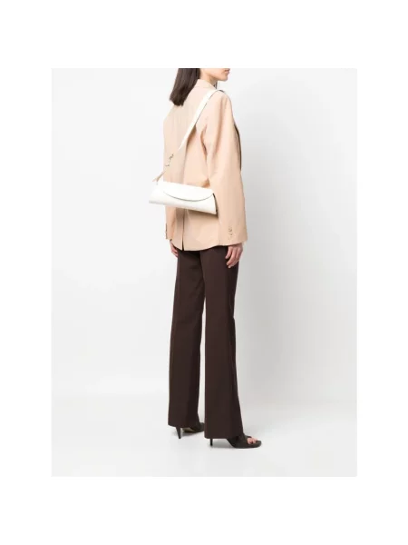 Torebka Jil Sander skórzana biała