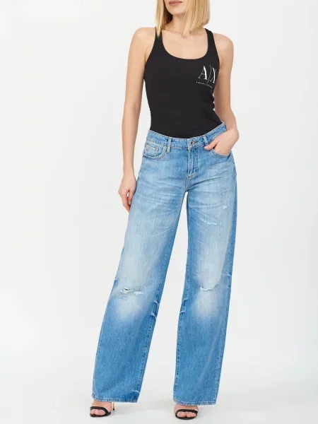 Джинси Armani Exchange блакитні