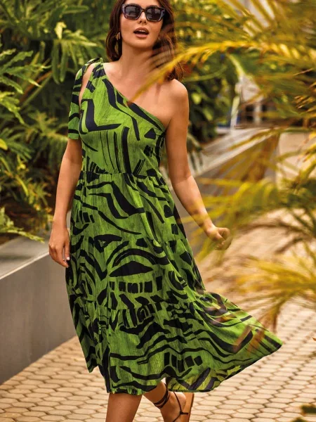 Летнее пляжное платье