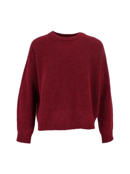 Sweter Weekend Max Mara wełniany czerwony