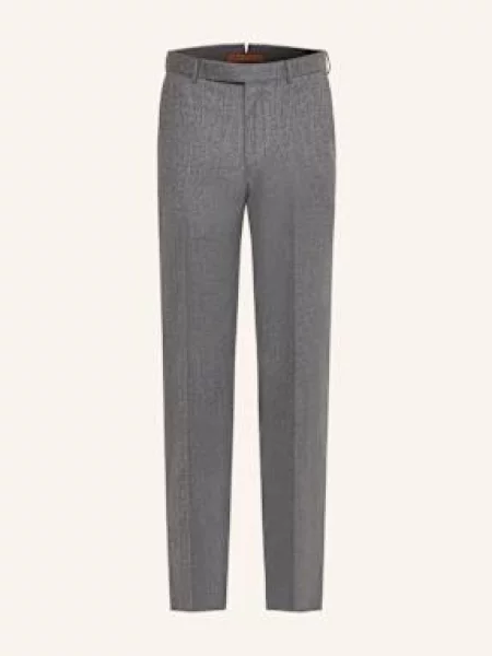 Zegna Chinosy Regular Fit grau szare