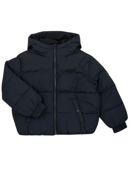 Geacă cu puf copii Tommy Hilfiger albastru