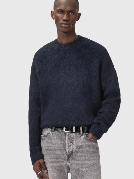 AllSaints pulover din amestec de mohair COBY negru
