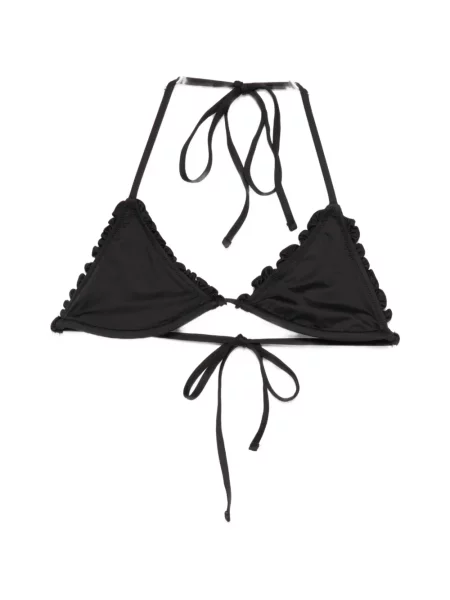 Bikini Frankies Bikinis cu volane negru