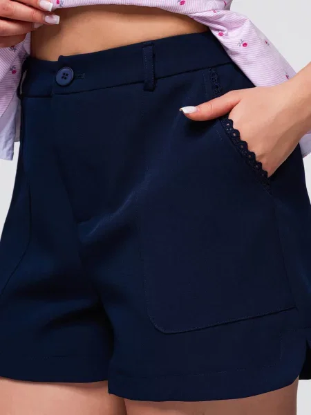 Pantaloni scurți Ombre albastru