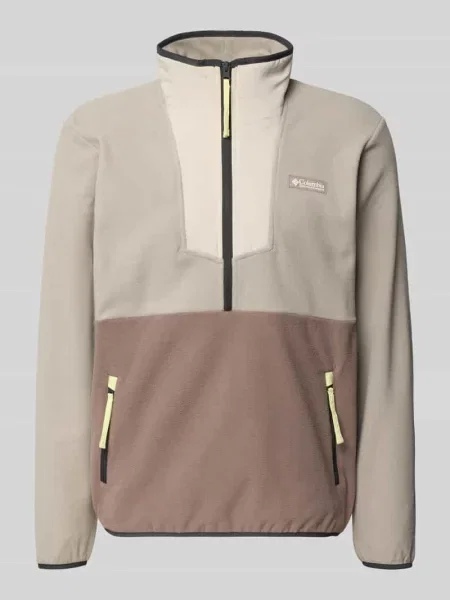 Sweter Columbia ze stójką szary