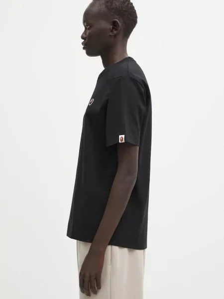 A Bathing Ape tricou din Ape Head One Point negru