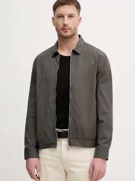 Lindbergh srajca z bombažem zelena