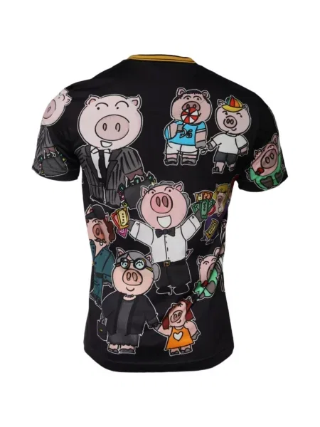 Rövid póló Dolce & Gabbana fekete