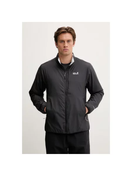 Kurtka ocieplana Jack Wolfskin Trail Light Ins black szara