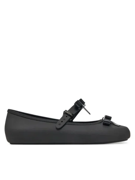Melissa Балеринки Melissa Soft Ballerina Bow Ad M черен