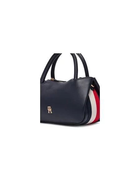 TOMMY HILFIGER Kézitáska sötétkék / piros fehér