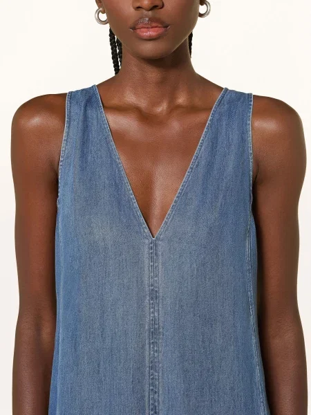 Samsøe Samsøe Sukienka Jeansowa Saskylar blau niebieska