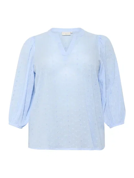 KAFFE CURVE Bluză KCMaia deschis albastru