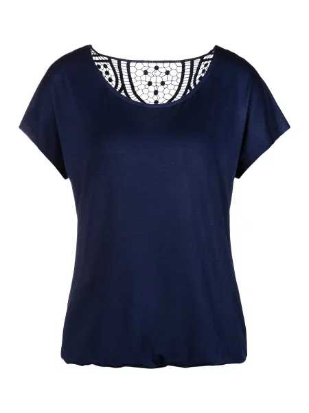 VIVANCE Tricou închis albastru