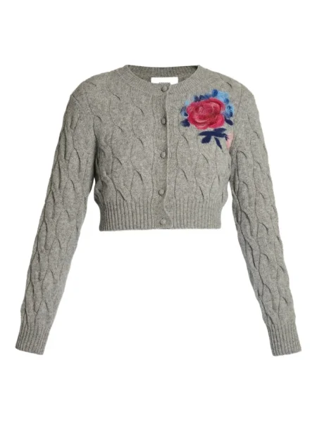 Cardigan Erdem tricotate gri