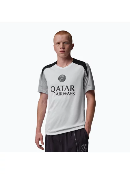 Tricou de fotbal pentru bărbați Nike Paris Saint-Germain Strike SE white/atmosphere grey/black alb