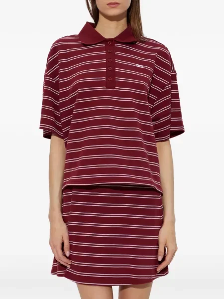 Scurt tricou polo Gestuz roșu