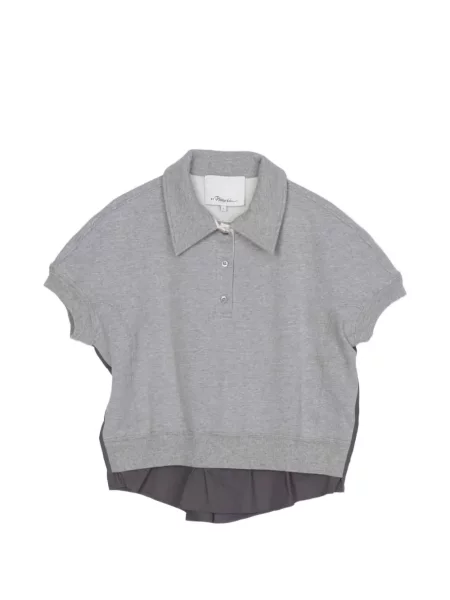 Kołnierzykowy polo 3.1 Phillip Lim szare