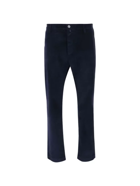 Pantaloni Jacob Cohën de catifea cord albastru