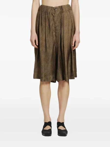 Pantaloni Uma Wang maro