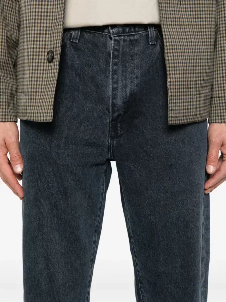 Blugi Levi's® cu imagine cu model leopard din piele negru