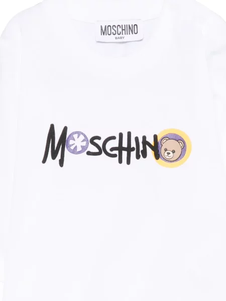 Koszulka dziecięca Moschino biała