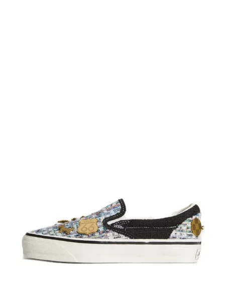 Chiloți Vans slip-on din tweed clasic negru