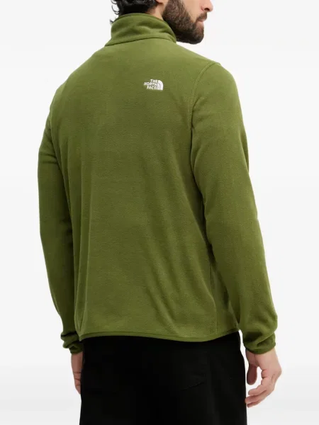 Pulover The North Face cu broderie verde