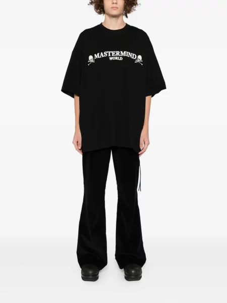 Tricou Mastermind World cu broderie negru