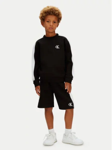 Calvin Klein Jeans Sport rövidnadrág fekete