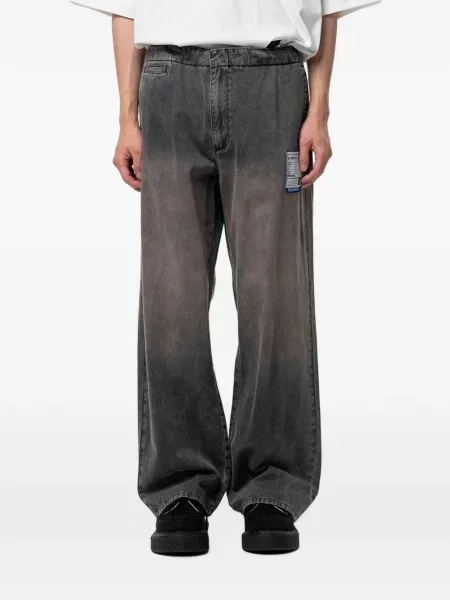 Pantaloni Maison Mihara Yasuhiro cu model herringbone gri