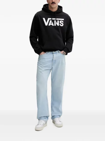 Hanorac cu glugă Vans cu imagine cu cordon negru
