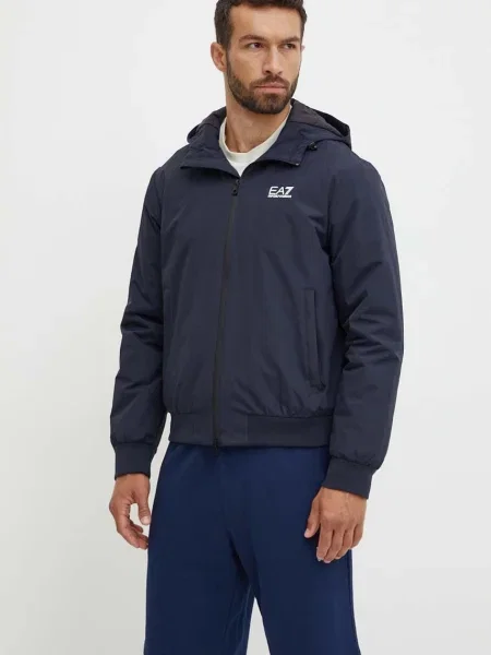 Geacă Emporio Armani Ea7 albastru