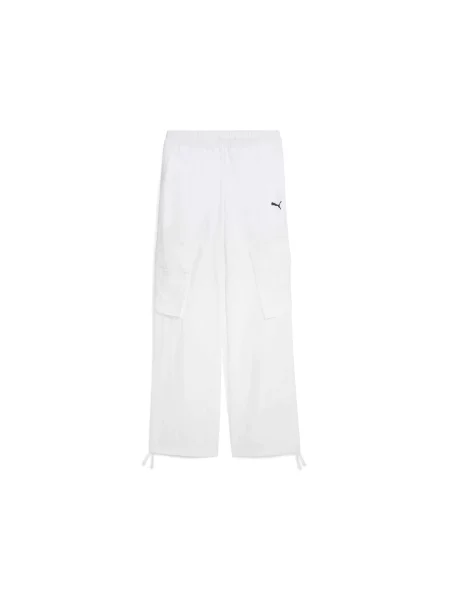 Штани спортивні PUMA Wardrobe Ess Cargo Pants комбінований верх білий